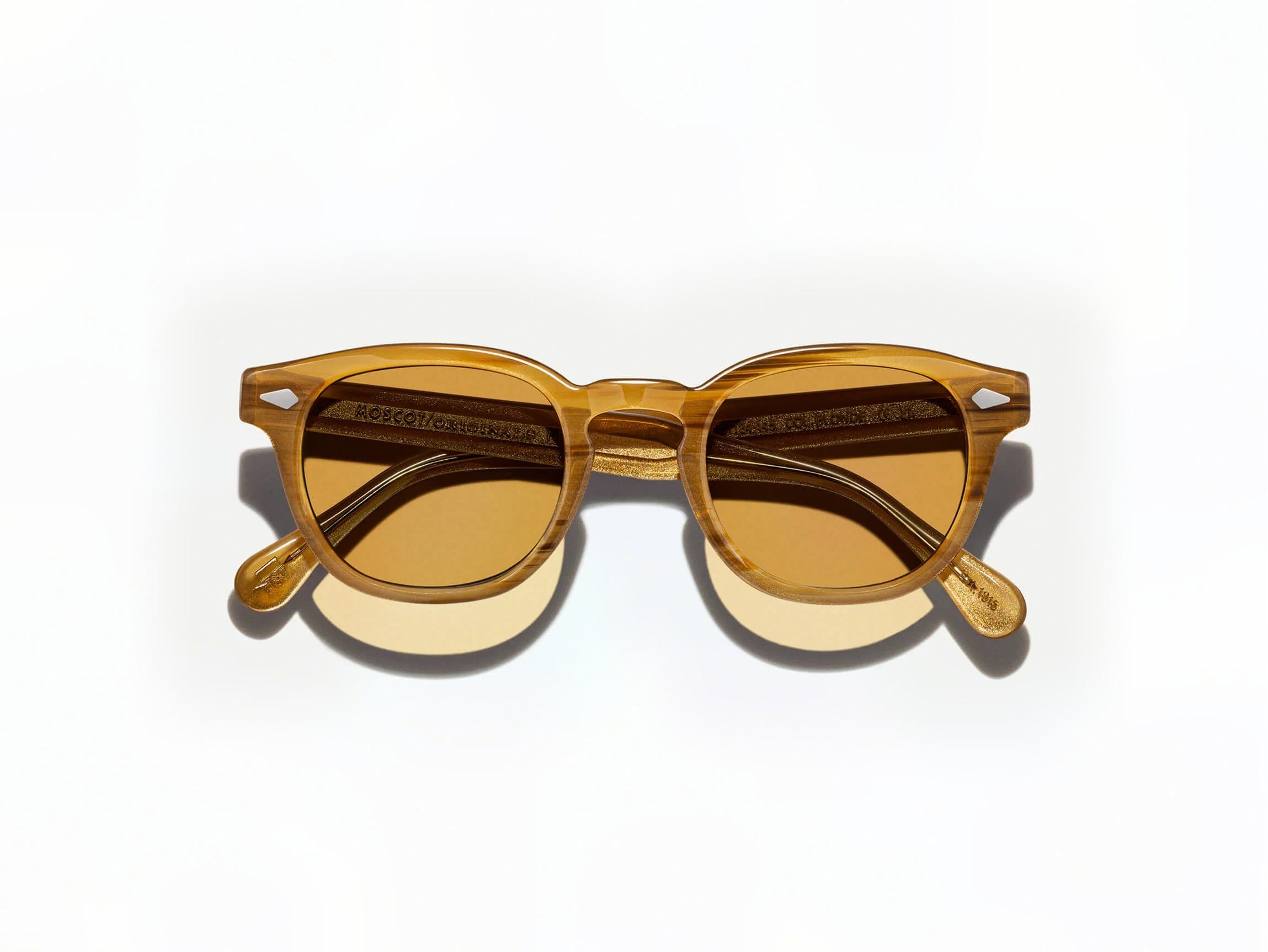 Moscot Lemtosh Tints Sonnenbrille, Blonde mit Amber