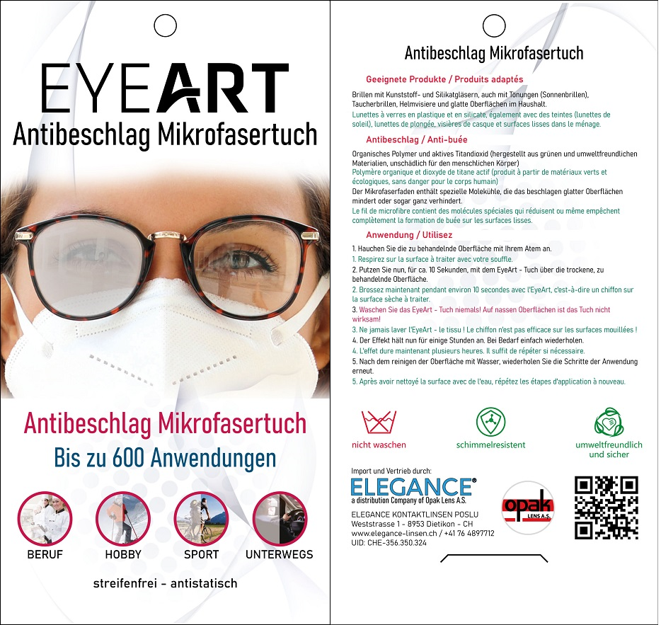 EyeArt Antibeschlag